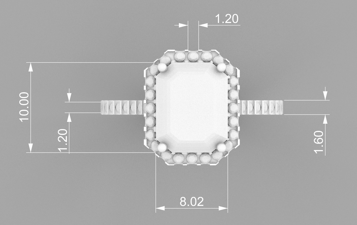 Emerald Halo CAD Bundle