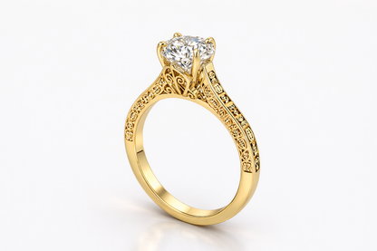 Adinkra Engagement ring