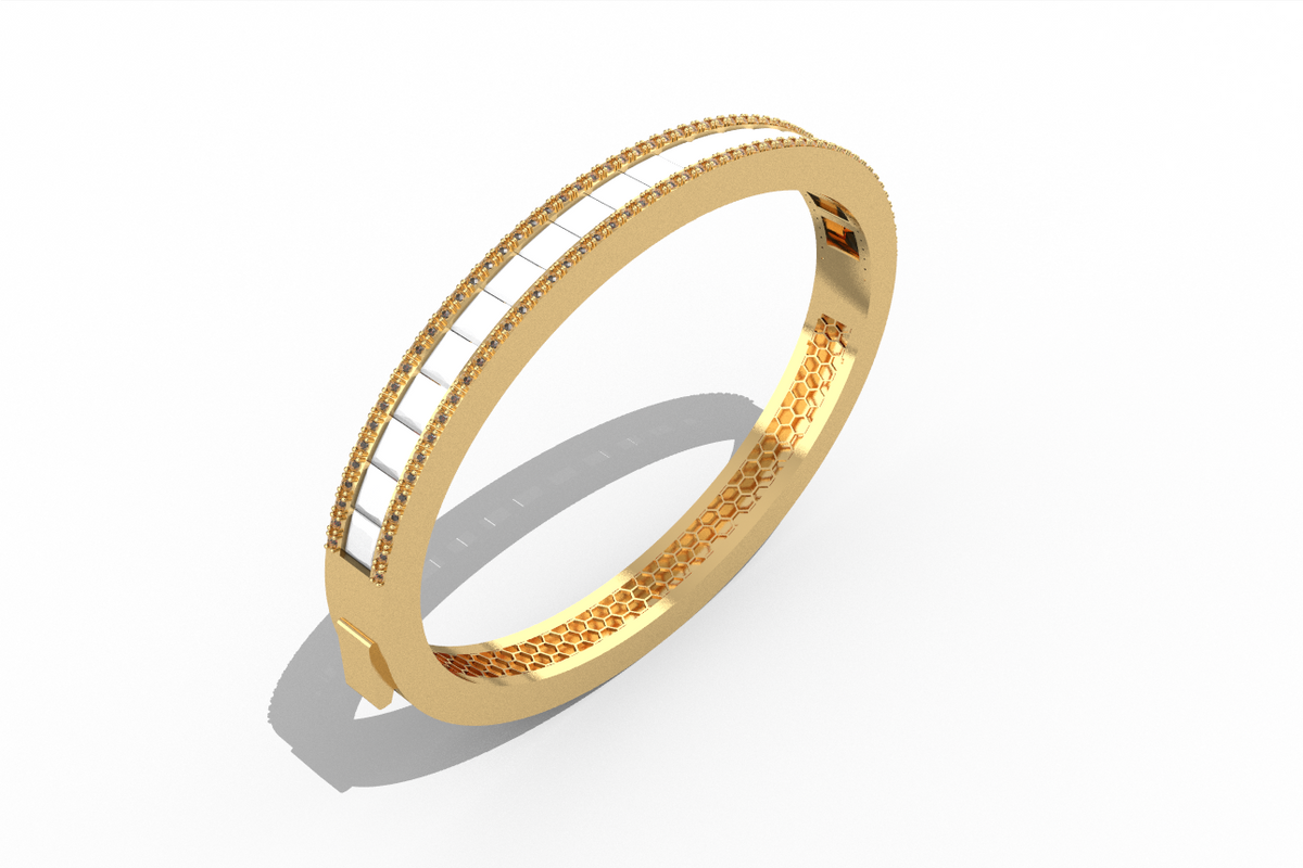 Channel Set Bangle — product view 6