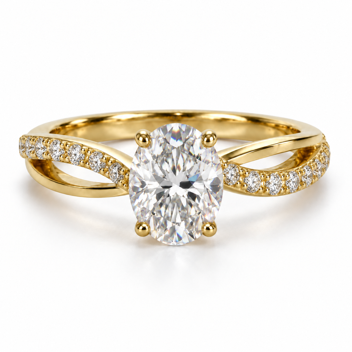 Oval Infinity Ring — product view 2
