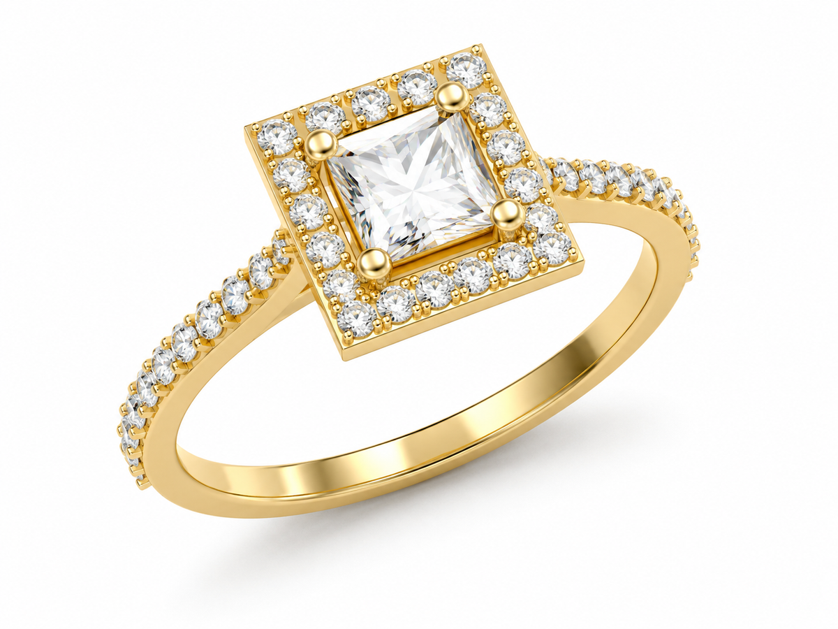 Princess Halo Ring 6Mm — product view 12