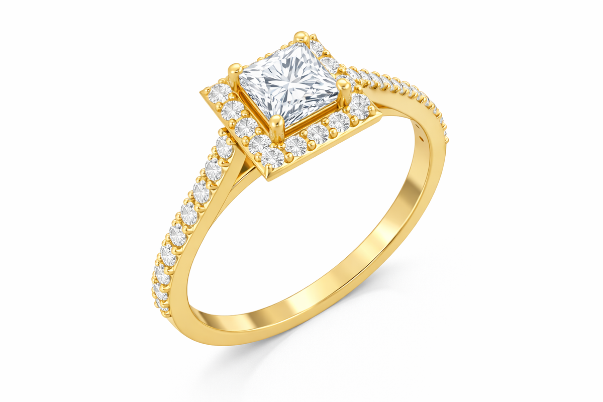 Princess Halo Ring 6Mm — product view 2