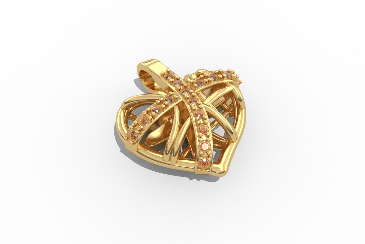Cross Heart Pendant — product view 3