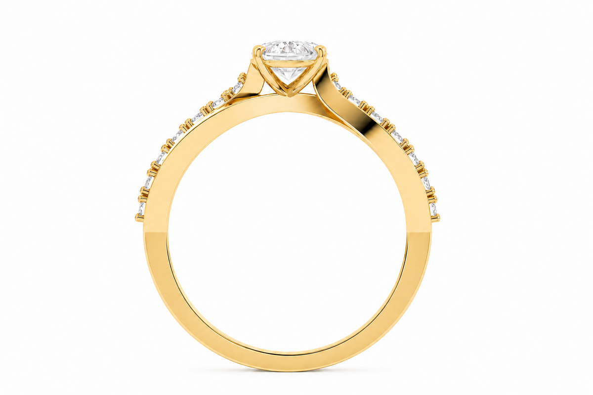Oval Infinity Ring — product view 6