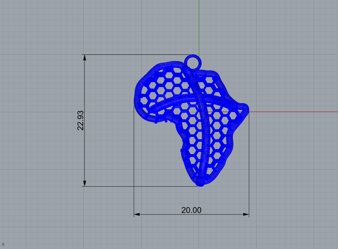 Africa Cross Pendant — product view 6