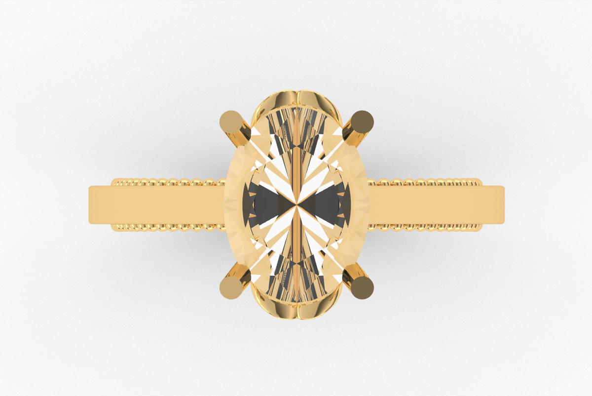 Sankofa engagement ring — product view 18