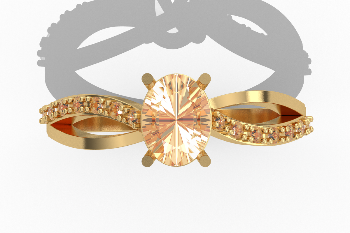 Oval Infinity Ring — product view 14