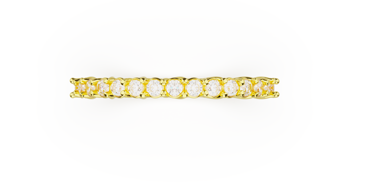 Trellis Half Pave Wedding Band — product view 4