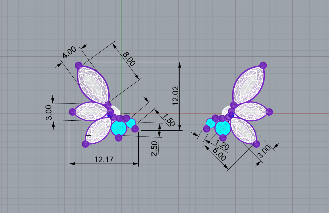 Marquise Cluster Studs — product view 7