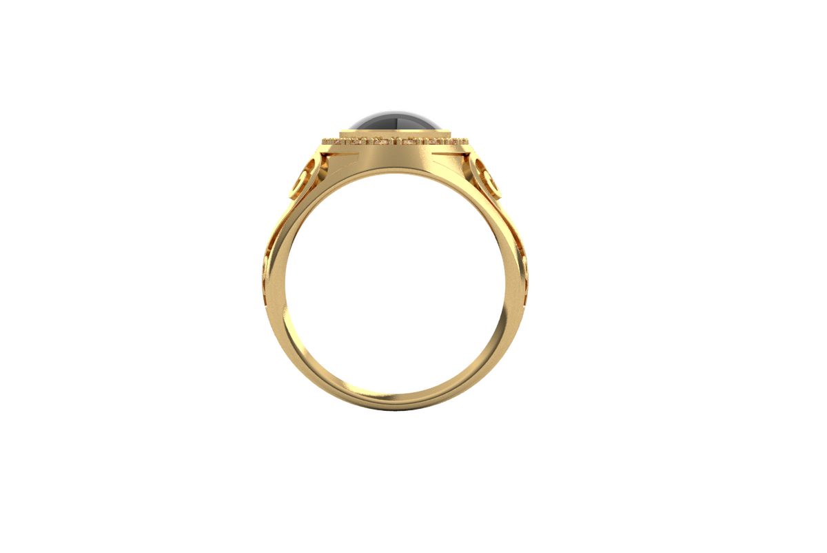 Sankofa Sides Signet Ring — product view 3