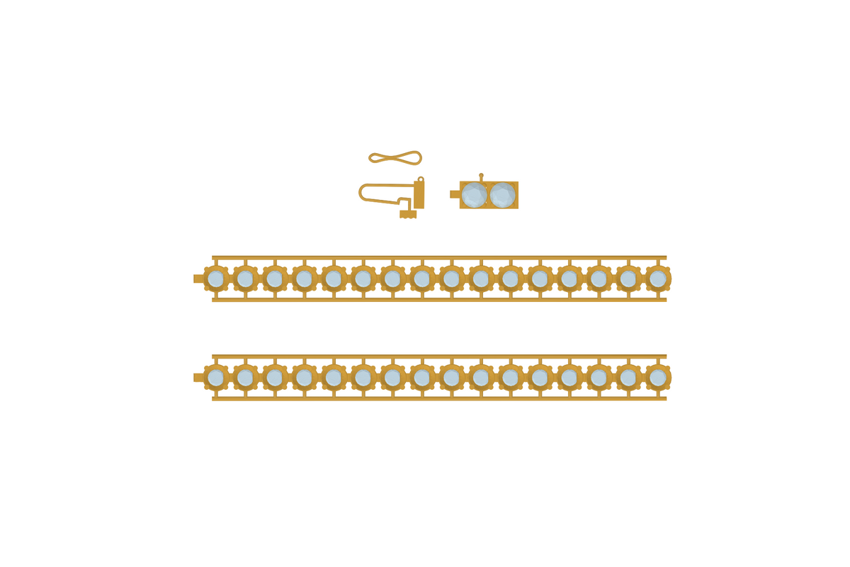 Tennis Bracelet Round 6Mm — product view 2