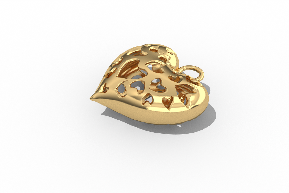 Multi Hearts Pendant — product view 4