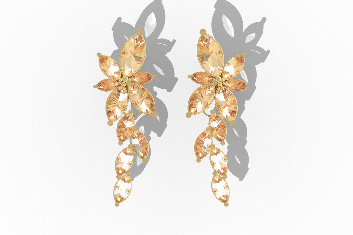 Marquise Cluster Drop — preview 1
