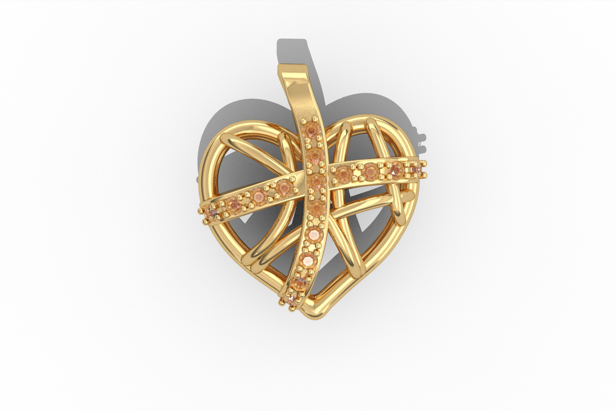 Cross Heart Pendant — preview 1