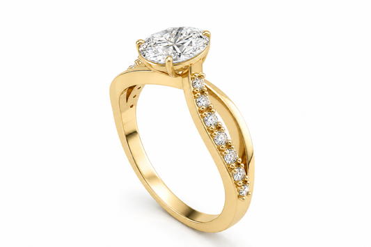 Oval Infinity Ring — product view 7