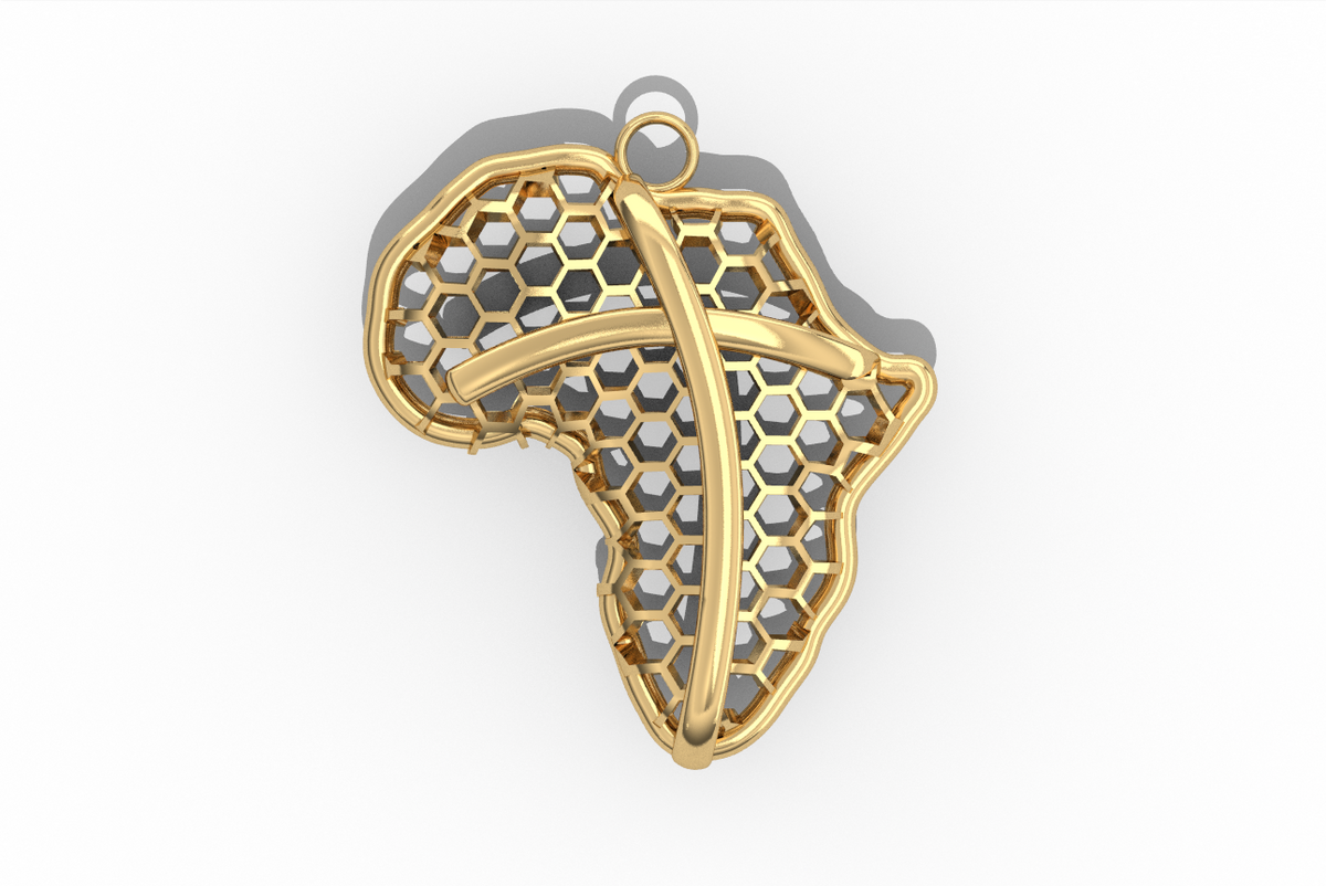 Africa Cross Pendant — product view 5