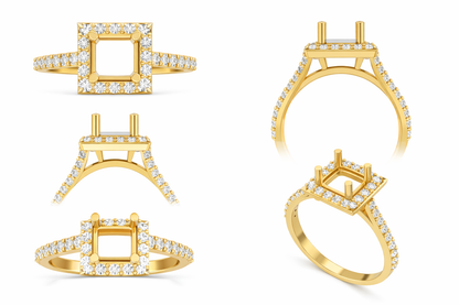 Princess Halo Ring 6Mm — product view 4