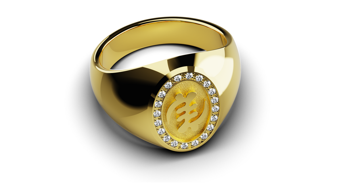 Gye Nyame Signet Ring — product view 8