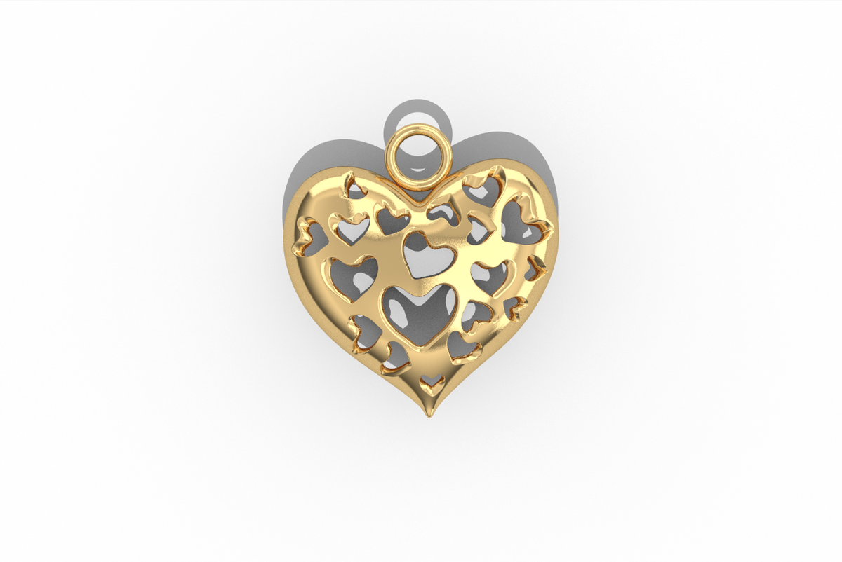 Multi Hearts Pendant — product view 7