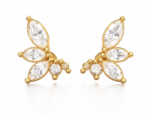 Marquise Cluster Studs — preview 1