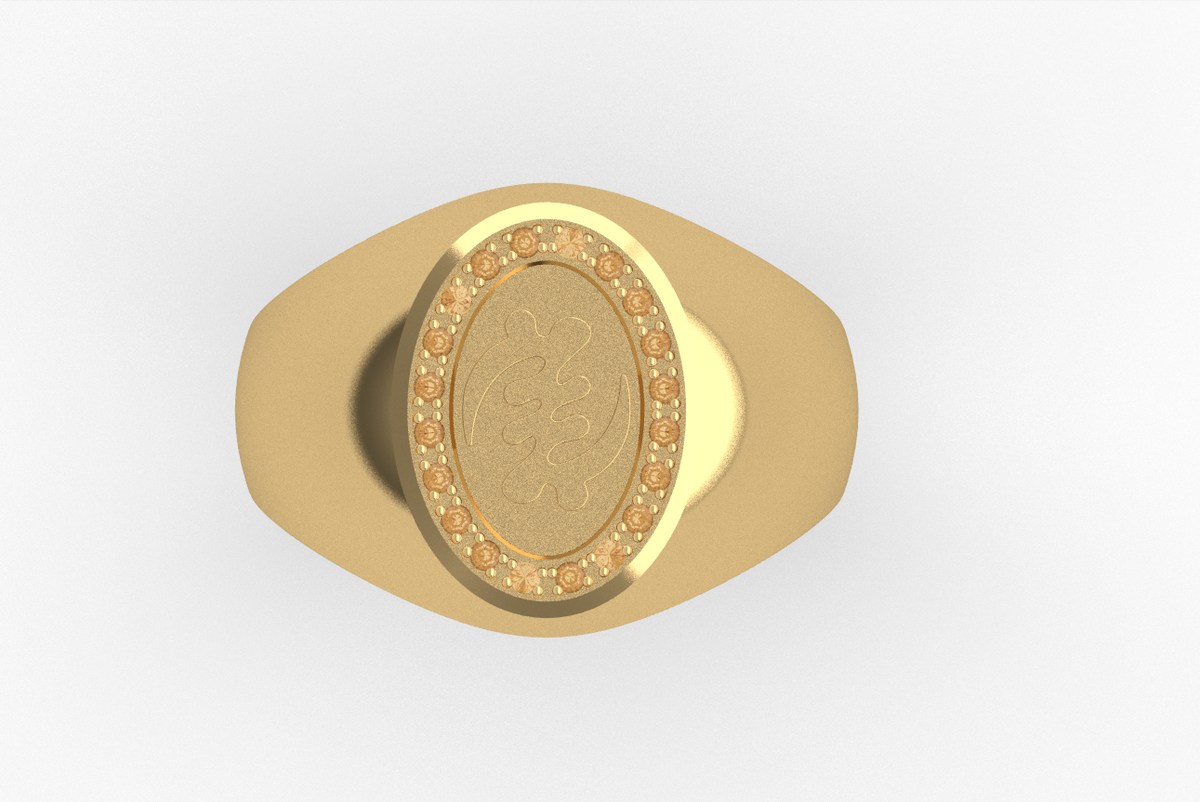 Gye Nyame Signet Ring — preview 1