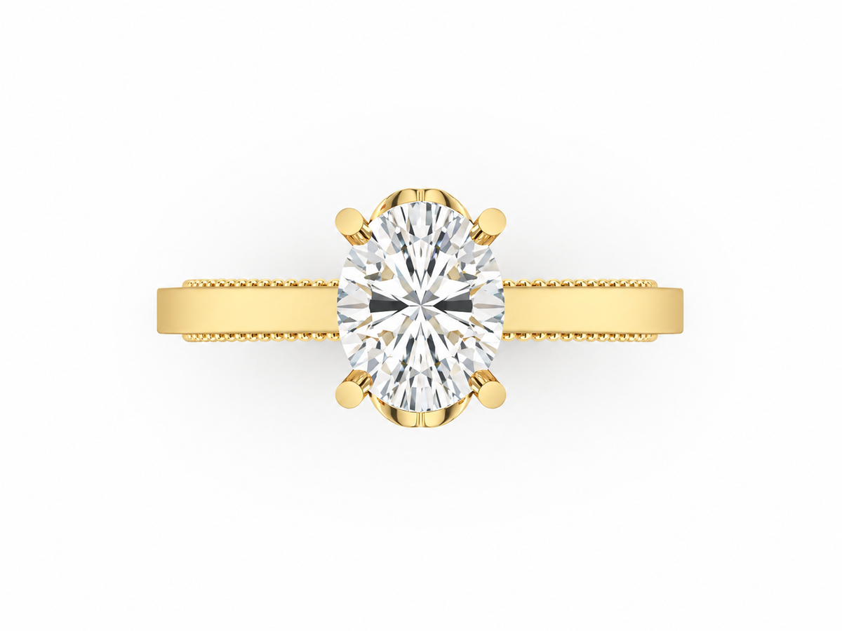 Sankofa engagement ring — product view 13