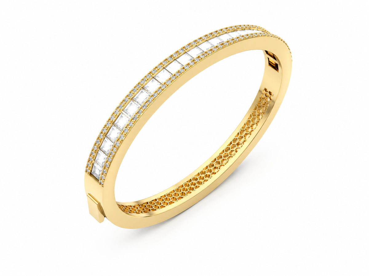 Channel Set Bangle — product view 3