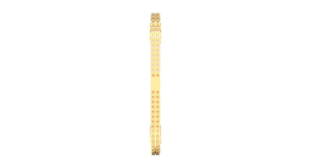 Rectangular Adinkra Bangle — product view 5