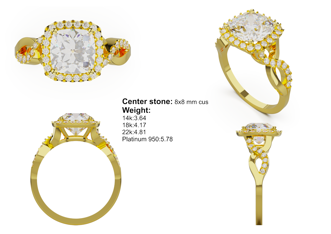 Cushion Crossover Halo CAD Bundle