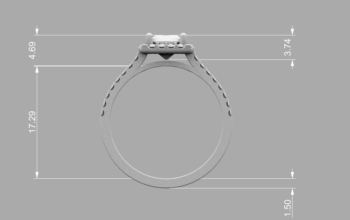 Cushion Halo CAD Bundle