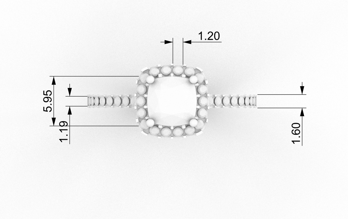 Cushion Halo CAD Bundle