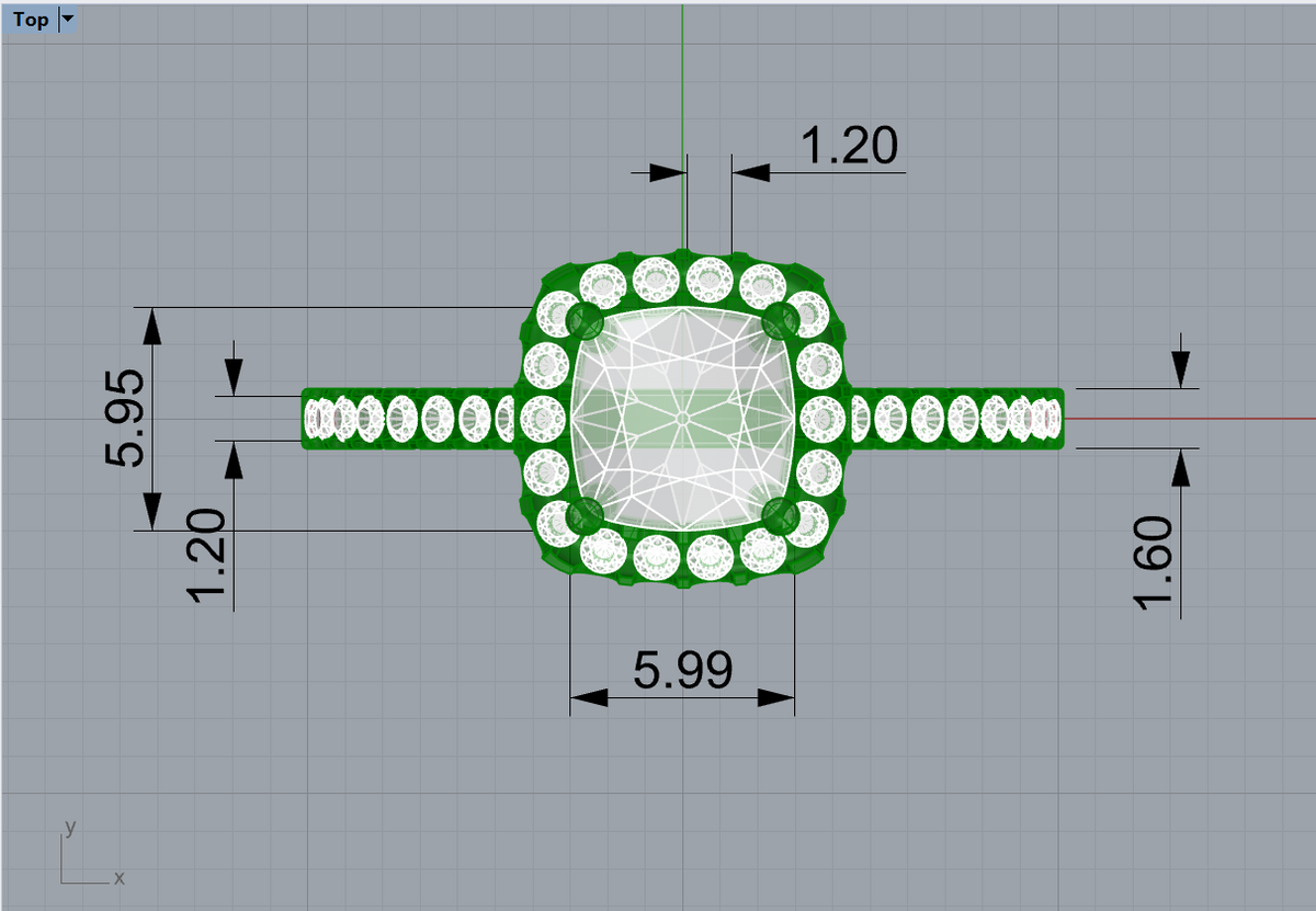 Cushion Halo CAD Bundle