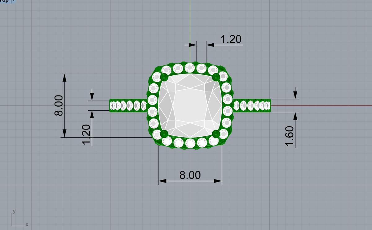 Cushion Halo CAD Bundle