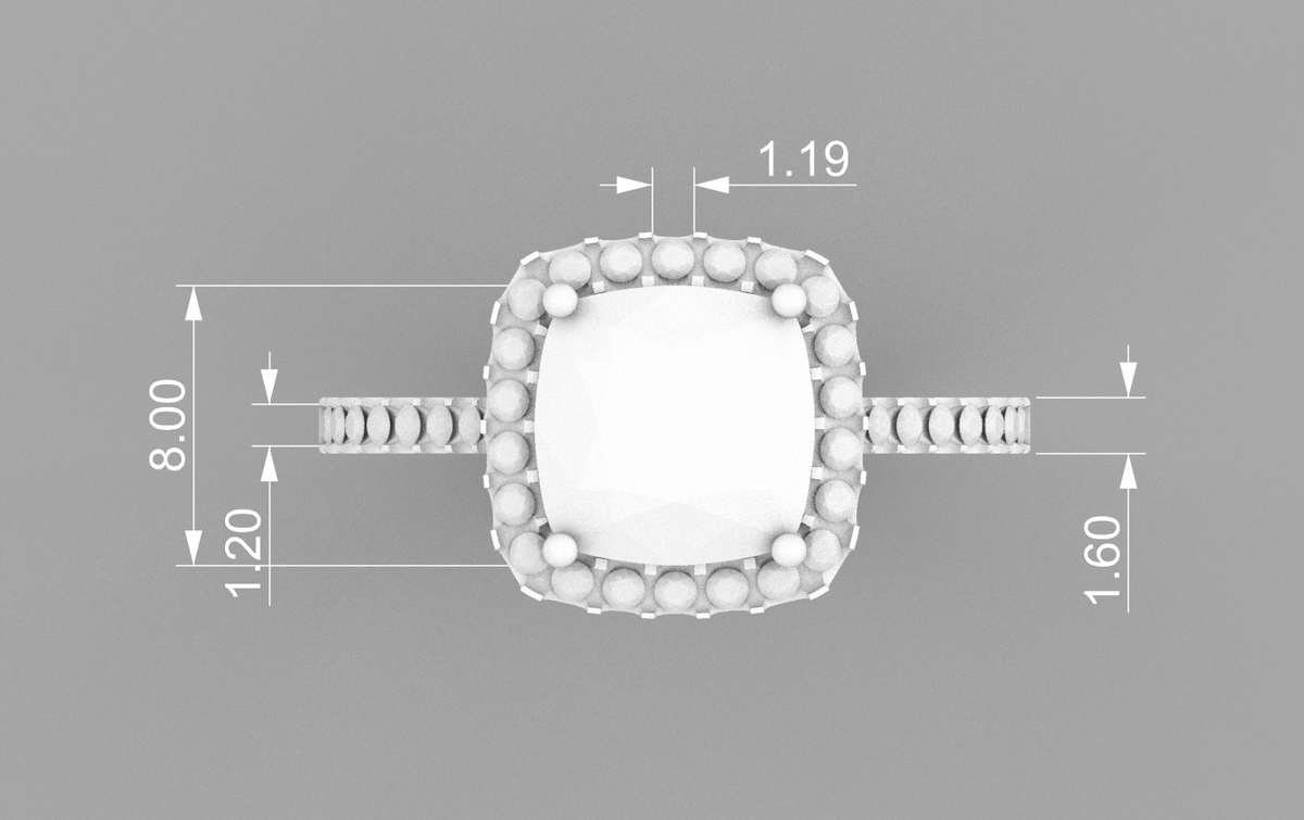 Cushion Halo CAD Bundle