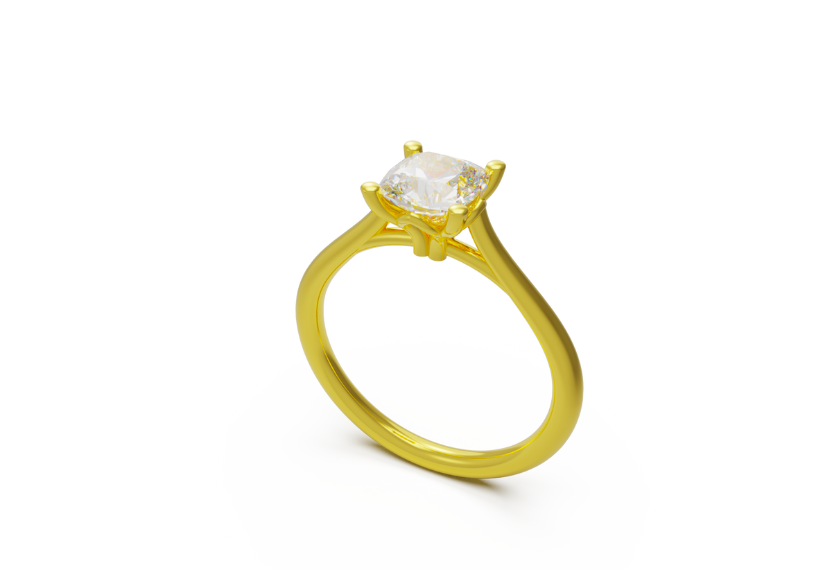 cushion solitaire 6x6mm 03