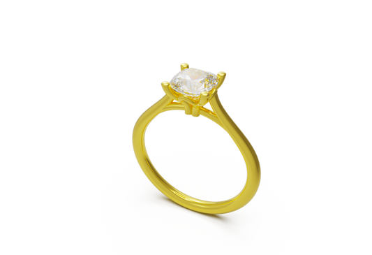 cushion solitaire 6x6mm 03