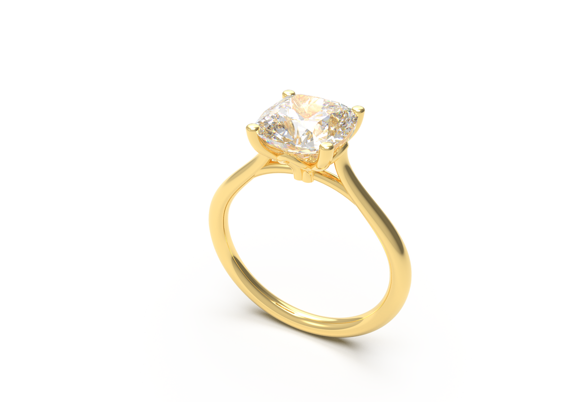 cushion solitaire 8x8mm 03