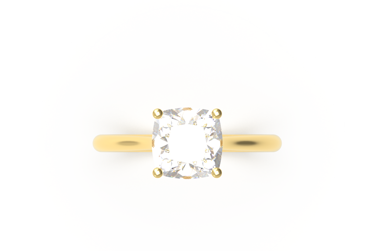 cushion solitaire 8x8mm 04