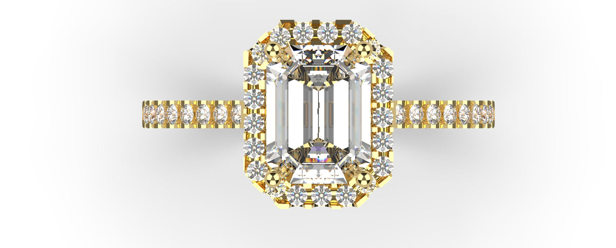 Emerald Halo CAD Bundle