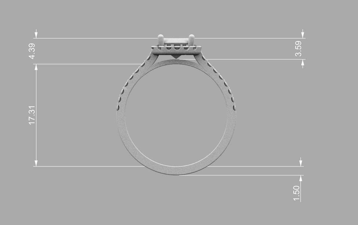 Emerald Halo CAD Bundle