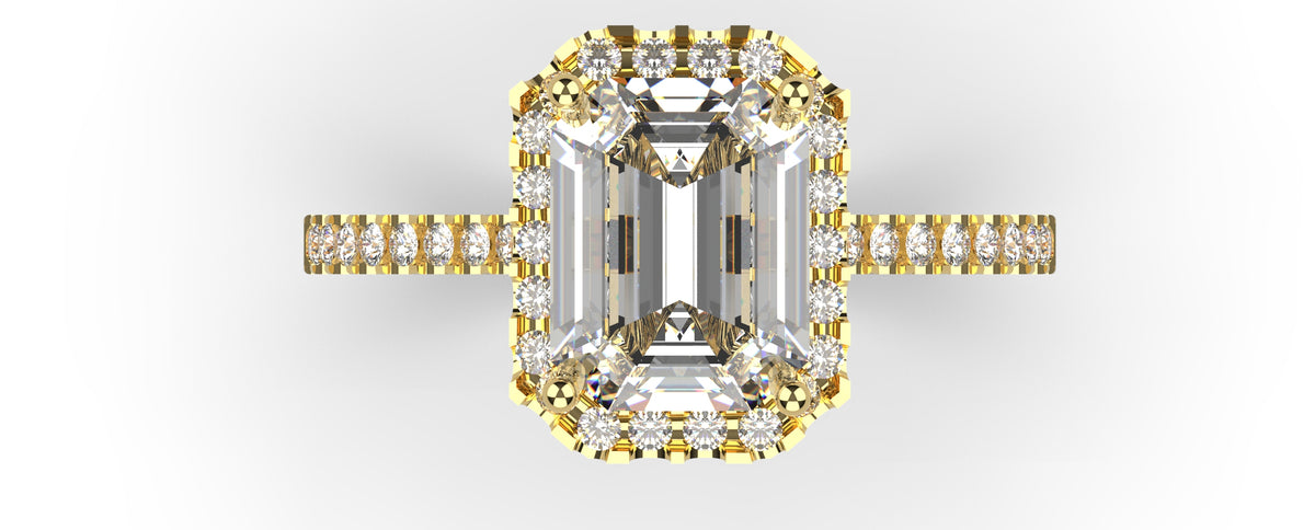 Emerald Halo CAD Bundle
