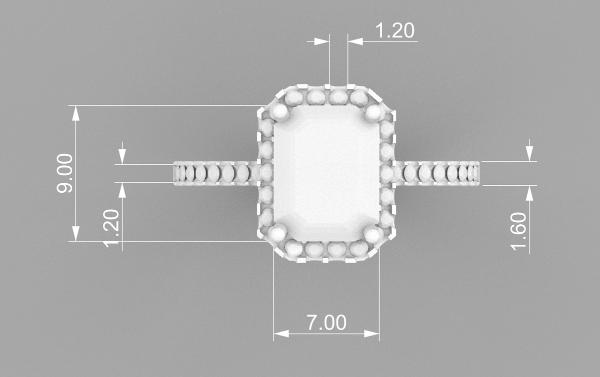 Emerald Halo CAD Bundle
