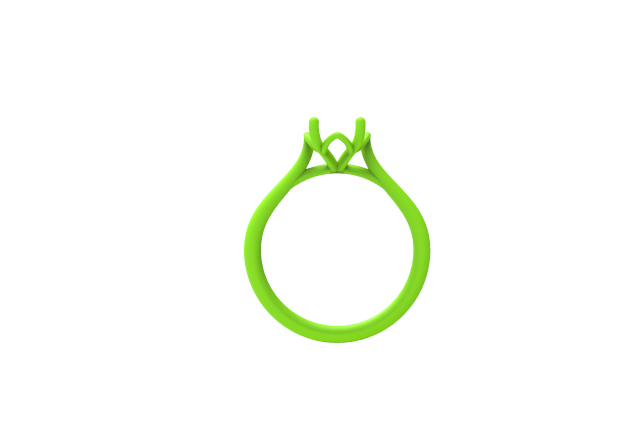 emerald solitaire 6x8mm technical detail 02