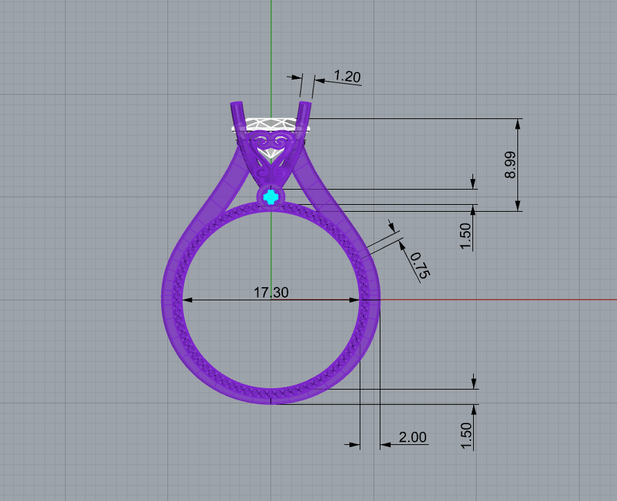 Sankofa engagement ring