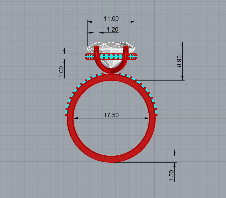 Oval hidden halo engagement ring