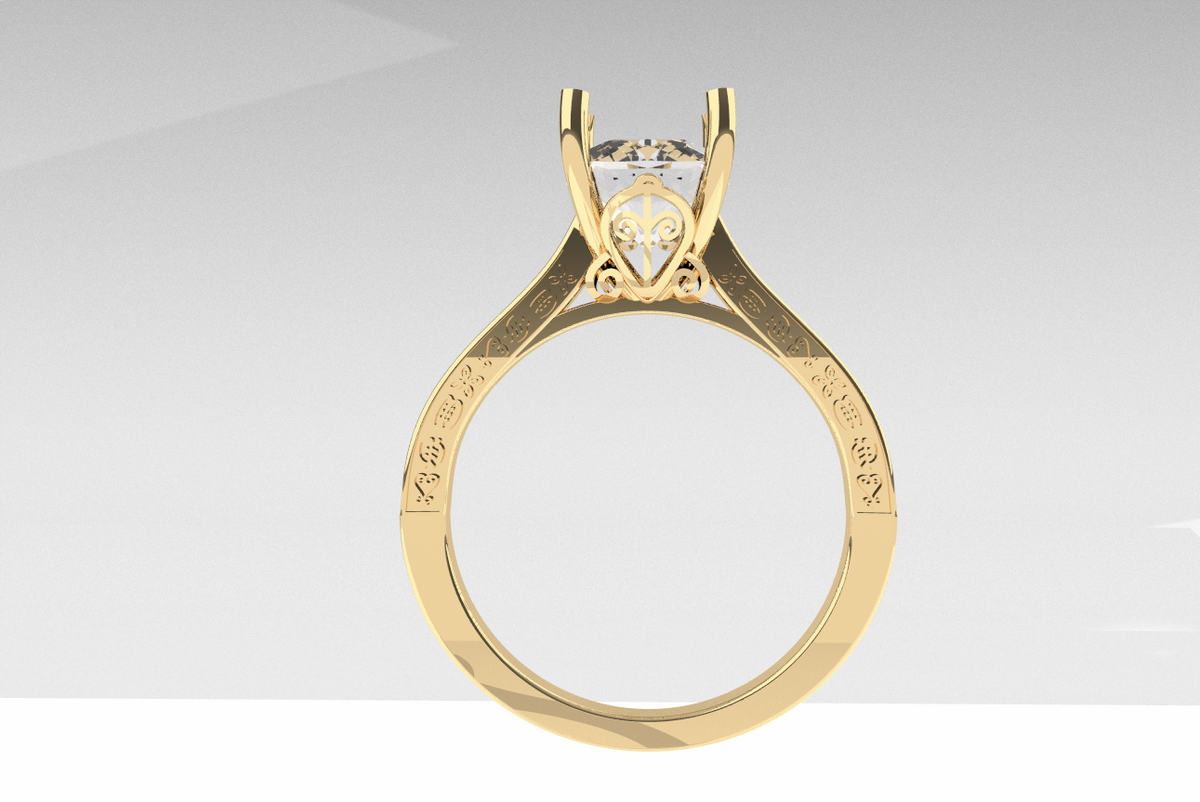 Adinkra Engagement ring