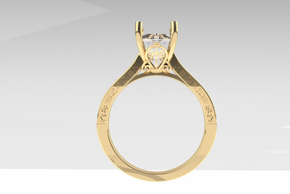 Adinkra Engagement ring