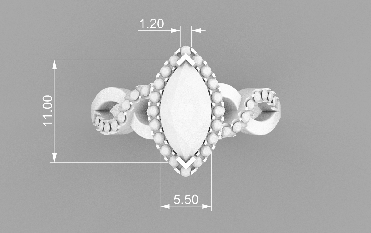 Marquise Crossover Halo CAD Bundle