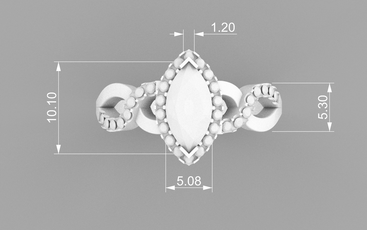 Marquise Crossover Halo CAD Bundle