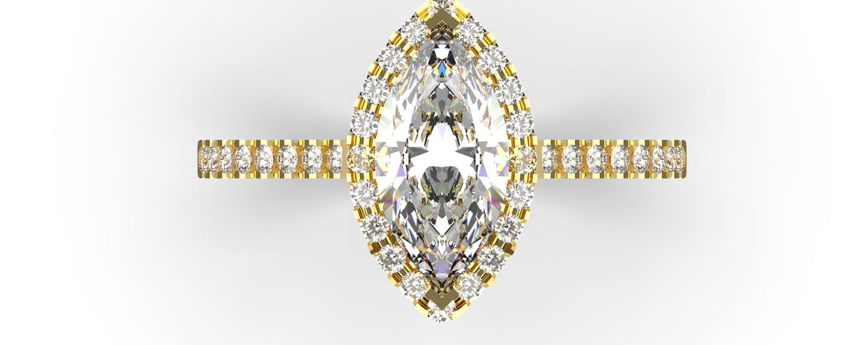 Marquise Halo CAD Bundle